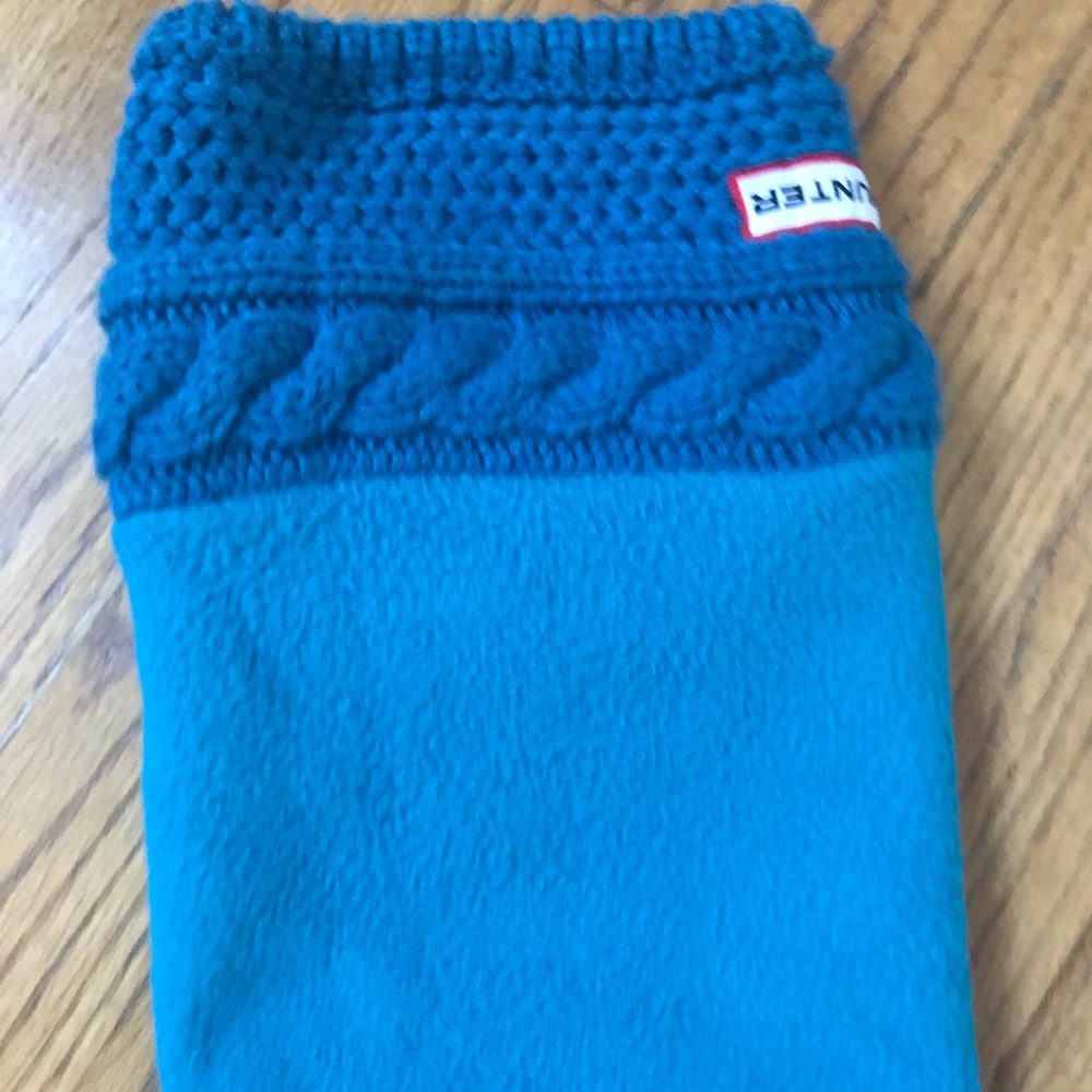 Tall Hunter boot fleece socks
